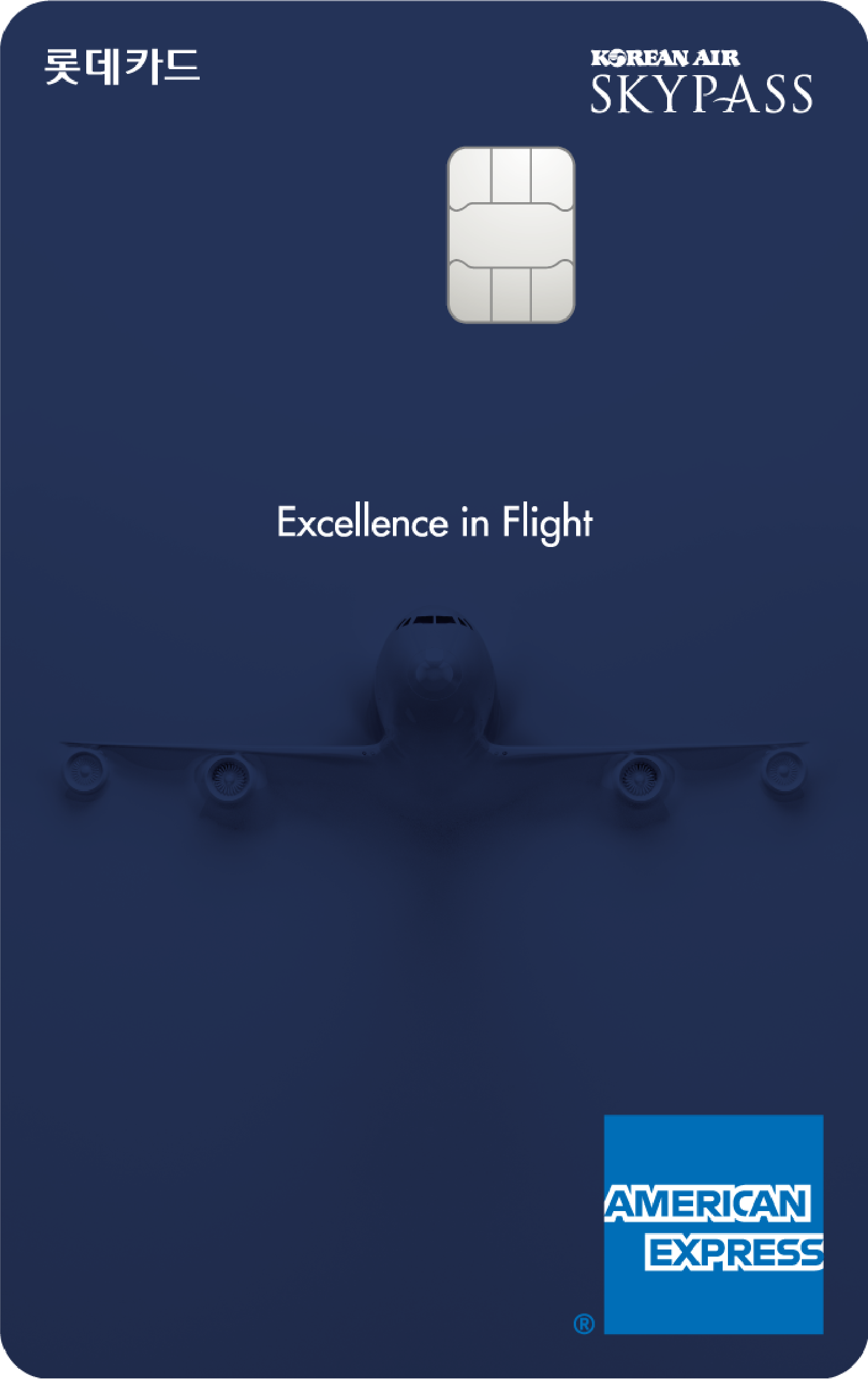 SKYPASS 롯데 아멕스 공식 카드 이미지